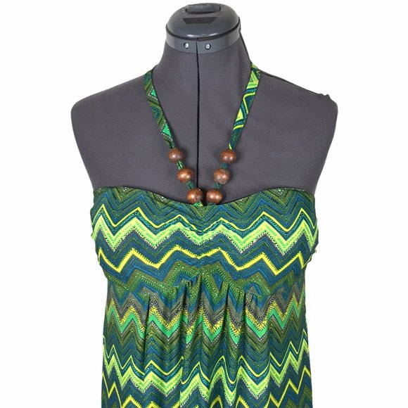 # Halter Dress Maxi Cristinalove Sz Med - Picture 4 of 7